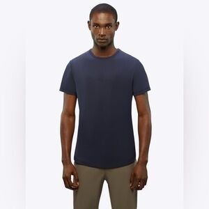 NWT CUTS AO Curve Hem Tee in Pacific Blue